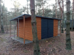 Ogłoszenie - Domek ogrodowy 4x3m + wiatka 1×3 + 1×3m- złoty dąb/ ciemny grafit mat - Opoczno - 5 950,00 zł