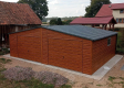 Ogłoszenie - Garaż blaszany 7x5 dwustanowiskowy z blachodachówką  Montaż gratis - Tczew - 14 800,00 zł