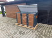 Ogłoszenie - Zabudowa koszy na śmieci wiata śmietnikowa obudowa kubłów 177x65x110 cm 3x120L antracyt + jasny orzech NB423 - Ruda Śląska - 3 300,00 zł
