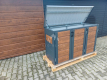 Ogłoszenie - Zabudowa koszy na śmieci wiata śmietnikowa obudowa kubłów 177x65x110 cm 3x120L antracyt + jasny orzech NB423 - Ruda Śląska - 3 300,00 zł
