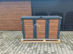 Ogłoszenie - Zabudowa koszy na śmieci wiata śmietnikowa obudowa kubłów 177x65x110 cm 3x120L antracyt + jasny orzech NB423 - Ruda Śląska - 3 300,00 zł