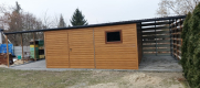 Ogłoszenie - Garaż Blaszany + wiaty Panelowe 10x5m złoty dąb brama dwuskrzydłowa, okno - Piotrków Trybunalski - 14 200,00 zł