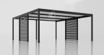 Ogłoszenie - CarPort PREMIUM - Wiata samochodowa 6x5 Antracyt Zabudowa - ID953 - Zgorzelec - 19 800,00 zł