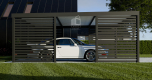 Ogłoszenie - CarPort PREMIUM - Wiata samochodowa 6x5,5 Antracyt Zabudowa - ID950 - Kwidzyn - 18 600,00 zł