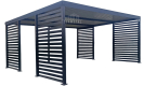 Ogłoszenie - CarPort PREMIUM - Wiata samochodowa 6x6 Antracyt - dodatkowa zabudowa TS1028 - Jastrzębie-Zdrój - 26 500,00 zł