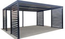 Ogłoszenie - CarPort PREMIUM - Wiata samochodowa 6x6 Antracyt - dodatkowa zabudowa TS1022 - Sieradz - 26 500,00 zł