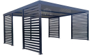 Ogłoszenie - CarPort PREMIUM - Wiata samochodowa 5x5 Antracyt - TS1024 - Szczecin - 14 600,00 zł
