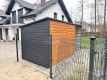 Ogłoszenie - Schowek - domek ogrodowy 3x2m + wiata 1,5m - drzwi - jasny orzech - drewnopodobny - antracyt - dach spad w tył TS965 - Sochaczew - 5 150,00 zł