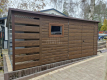 Ogłoszenie - Schowek domek ogrodowy + wiata 1x3m  4x3m Brama dwuskrzydłowa okno drewnopodobny dach spad w tył TS927 - Inowrocław - 6 350,00 zł