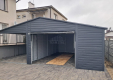 Ogłoszenie - Garaż blaszany 5x6m + wiata 4m - Brama uchylna - antracyt - dach dwuspadowy TS977 - Gdańsk - 17 600,00 zł