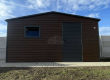 Ogłoszenie - Schowek domek ogrodowy 5x2,5m drzwi 2x okno - Ciemny orzech drewnopodobny antracyt rynny dach dwuspadowy TS1003 - Opole - 7 150,00 zł