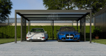 Ogłoszenie - CarPort PREMIUM - Wiata samochodowa 6x5 Antracyt Zabudowa - TS1036 - Gryfice - 19 800,00 zł