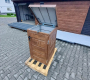 Ogłoszenie - Zabudowa kosza na śmieci wiata śmietnikowa obudowa kubła 80x70x120 cm 1x240L ciemny orzech TS951 - Kłodzko - 1 500,00 zł