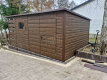 Ogłoszenie - Schowek domek ogrodowy + wiata 1x3m  4x3m Brama dwuskrzydłowa okno drewnopodobny dach spad w tył TS927 - Inowrocław - 6 350,00 zł