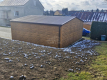 Ogłoszenie - Garaż blaszany 6x6,5m - bramy uchylne - jasny orzech - drewnopodobny - rynny - dach dwuspadowy TS932 - Konin - 15 790,00 zł