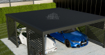 Ogłoszenie - CarPort PREMIUM - Wiata samochodowa 6x5,5 Antracyt Zabudowa - TS1033 - Kościerzyna - 18 600,00 zł