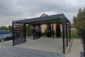 Ogłoszenie - CarPort PREMIUM - Wiata samochodowa 6x6 Antracyt - dodatkowa zabudowa TS1022 - Sieradz - 26 500,00 zł