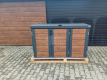 Ogłoszenie - Zabudowa koszy na śmieci wiata śmietnikowa obudowa kubłów 177x65x110 cm 3x120L antracyt + jasny orzech TS953 - Tychy - 3 300,00 zł