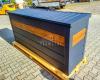 Ogłoszenie - Zabudowa koszy na śmieci wiata śmietnikowa obudowa kubłów 235x65x110 cm 4x120L antracyt + jasny orzech TS958 - Łańcut - 3 990,00 zł