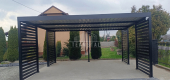 Ogłoszenie - CarPort PREMIUM - Wiata samochodowa 5x5 Antracyt - TS1024 - Szczecin - 14 600,00 zł