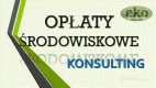 Ogłoszenie - Opłaty środowiskowe, tel. 502-032-782. Raport Kobize, Wykaz, naliczanie opłat za środowisko,. wykonanie sprawozdania - Wrocław