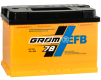 Ogłoszenie - Akumulator 78Ah 750A Grom Racing Efb niski P+ - Kalisz - 550,00 zł