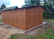 Ogłoszenie - Garaż Blaszany drewnopodobny 4×5 + 2×5 wiata na słupkach PREMIUM - Wrocław - 8 400,00 zł