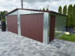 Ogłoszenie - Garaż blaszany 7×5 m dwuspadowy ocynk Ciemny Brąz montaż gratis - Mogilno - 9 200,00 zł
