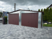 Ogłoszenie - Garaż blaszany 7×5 m dwuspadowy ocynk Ciemny Brąz montaż gratis - Mogilno - 9 200,00 zł