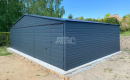 Ogłoszenie - Garaż blaszany 9x6m - 3x Brama - drzwi Antracyt Dach dwuspadowy GP556 - Oświęcim - 18 400,00 zł