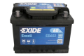 Ogłoszenie - Akumulator 60Ah 540A Exide Excell EB602 EN PRAWY PLUS - Bemowo - 285,00 zł