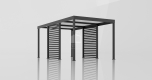 Ogłoszenie - CarPort PREMIUM - Wiata samochodowa 3x5 Antracyt Zabudowa - ID956 - Elbląg - 9 300,00 zł