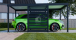 Ogłoszenie - CarPort PREMIUM - Wiata samochodowa 3x5 Antracyt Zabudowa - ID956 - Elbląg - 9 300,00 zł