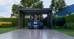 Ogłoszenie - CarPort PREMIUM - Wiata samochodowa 4x5 Antracyt Zabudowa - ID957 - Bełchatów - 11 390,00 zł