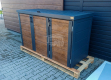 Ogłoszenie - Zabudowa koszy na śmieci wiata śmietnikowa obudowa kubłów 207x80x120 cm 3x240L antracyt + jasny orzech GP512 - Sieradz - 3 450,00 zł