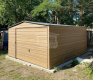 Ogłoszenie - Garaż Blaszany 4x5m - Brama uchylna - drzwi - Winchester - drewnopodobny - dach dwuspadowy GP453 - Przemyśl - 7 590,00 zł