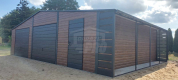 Ogłoszenie - Garaż blaszany 10x6m + wiata 1m 2x Brama uchylna 2x okno drzwi rynny dach  GP455 - Oświęcim - 24 890,00 zł