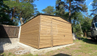 Ogłoszenie - Garaż Blaszany 4x5m - Brama uchylna - drzwi - Winchester - drewnopodobny - dach dwuspadowy GP453 - Przemyśl - 7 590,00 zł