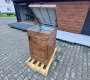 Ogłoszenie - Zabudowa kosza na śmieci wiata śmietnikowa obudowa kubła 80x70x120 cm 1x240L ciemny orzech GP508 - Malbork - 1 500,00 zł