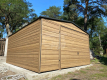 Ogłoszenie - Garaż Blaszany 4x5m - Brama uchylna - drzwi - Winchester - drewnopodobny - dach dwuspadowy GP453 - Przemyśl - 7 590,00 zł