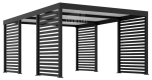 Ogłoszenie - CarPort PREMIUM - Wiata samochodowa 4x5 Antracyt Zabudowa - TS1040 - Lubin - 11 390,00 zł