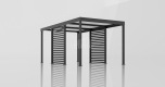 Ogłoszenie - CarPort PREMIUM - Wiata samochodowa 3x5 Antracyt Zabudowa - TS1039 - Legnica - 9 300,00 zł
