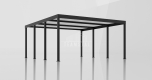Ogłoszenie - CarPort PREMIUM - Wiata samochodowa 5x5 Antracyt - TS1042 - Nysa - 10 990,00 zł