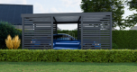 Ogłoszenie - CarPort PREMIUM - Wiata samochodowa 4x5 Antracyt Zabudowa - TS1040 - Lubin - 11 390,00 zł