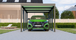 Ogłoszenie - CarPort PREMIUM - Wiata samochodowa 3x5 Antracyt - TS1038 - Żary - 7 500,00 zł