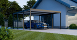 Ogłoszenie - CarPort PREMIUM - Wiata samochodowa 5x5 Antracyt - TS1042 - Nysa - 10 990,00 zł