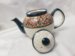 Ogłoszenie - Ceramiczny czajnik z podgrzewaczem – dekor DU-52 | Bolesławiec 1L - Bolesławiec - 340,00 zł
