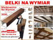Ogłoszenie - Belki dekoracyjne sufitowe, lamele, maskownice NA WYMIAR drewna faux wood elastyczna deska