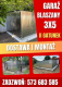 Ogłoszenie - Garaż blaszany 3x5 II gatunek jednospadowy dostawa + montaż - 1 999,00 zł