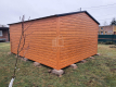 Ogłoszenie - Garaż blaszany 4x5m - brama dwuskrzydłowa - okno - jasny orzech - drewnopodobny - dach dwuspadowy ID981. Miniaturka 5